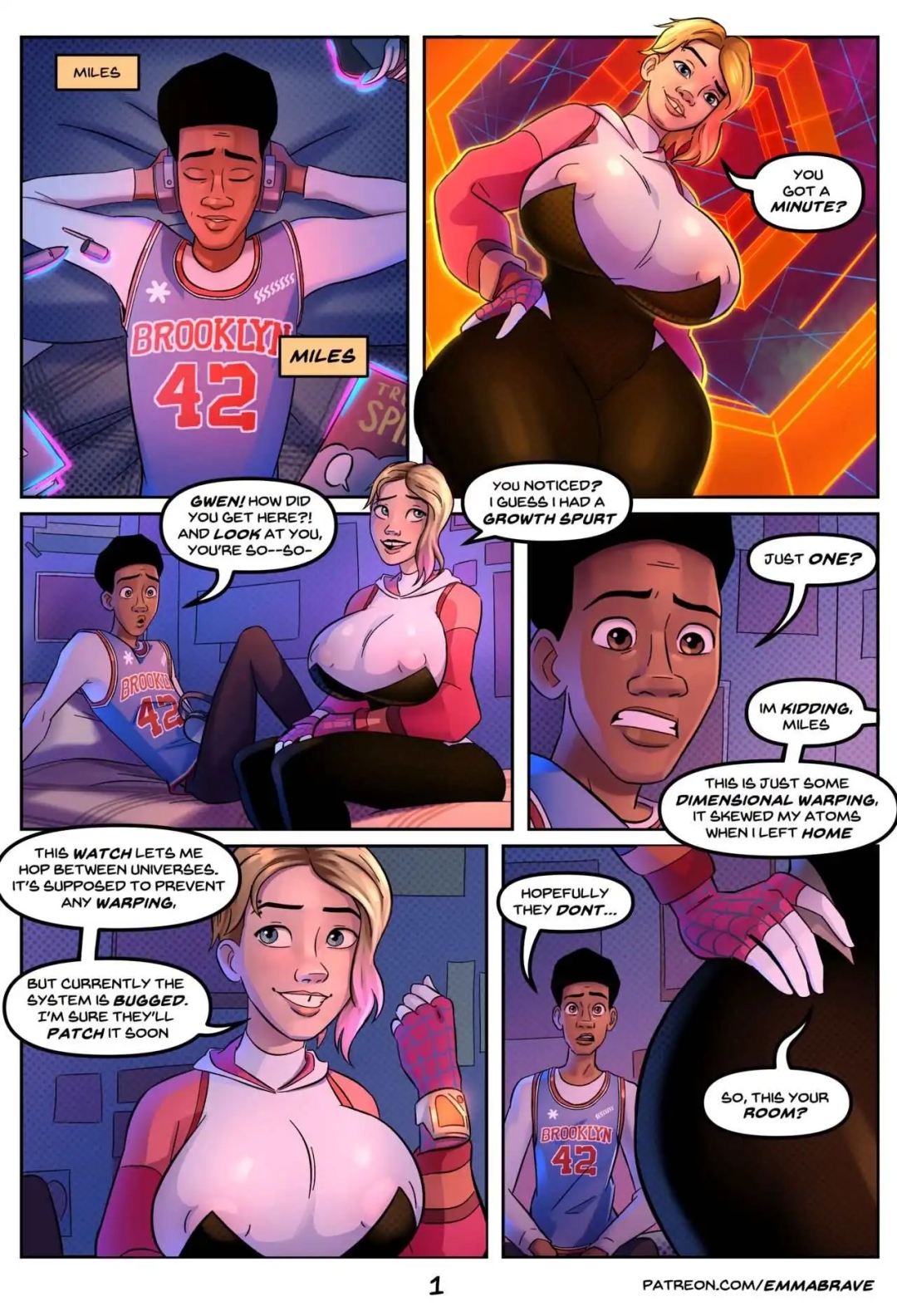 Comic Porno Spiderverse +18 - EmmaBrave (#2)