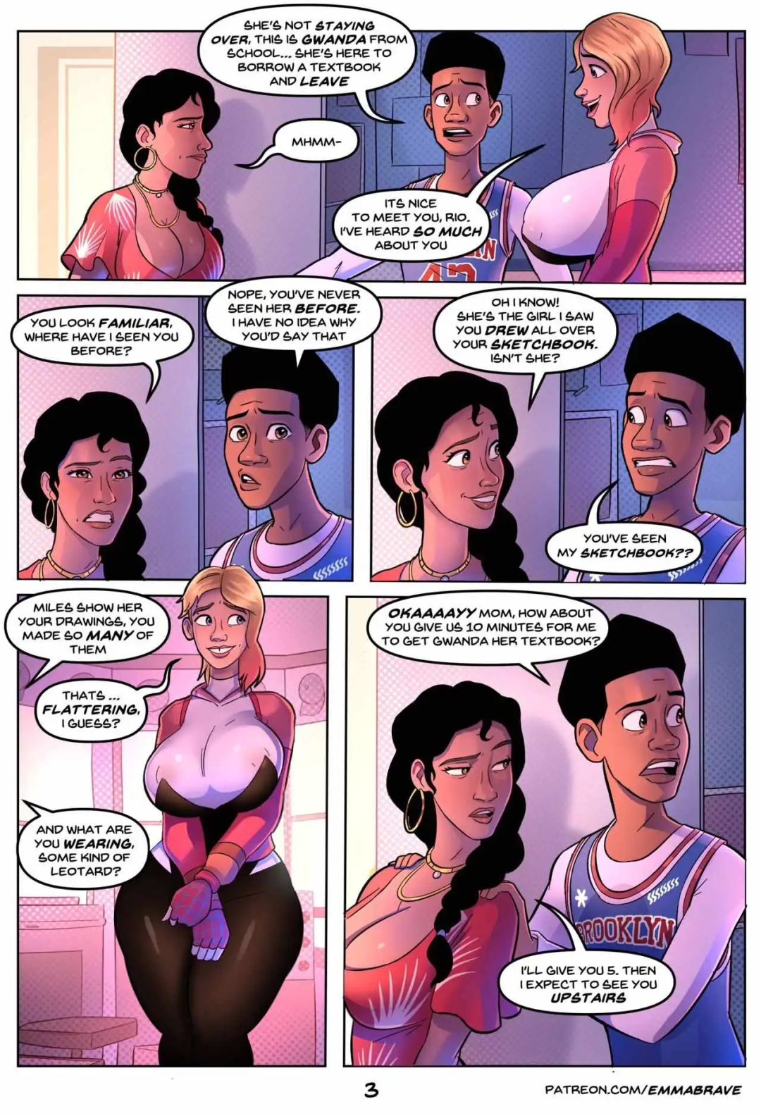 Comic Porno Spiderverse +18 - EmmaBrave (#4)