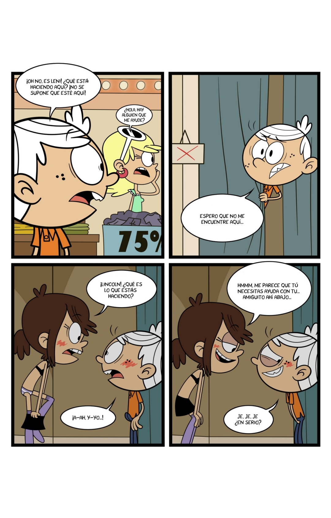 Comic Porno [Taki8hiro] Lincoln X Dana (The Loud House) (#2)