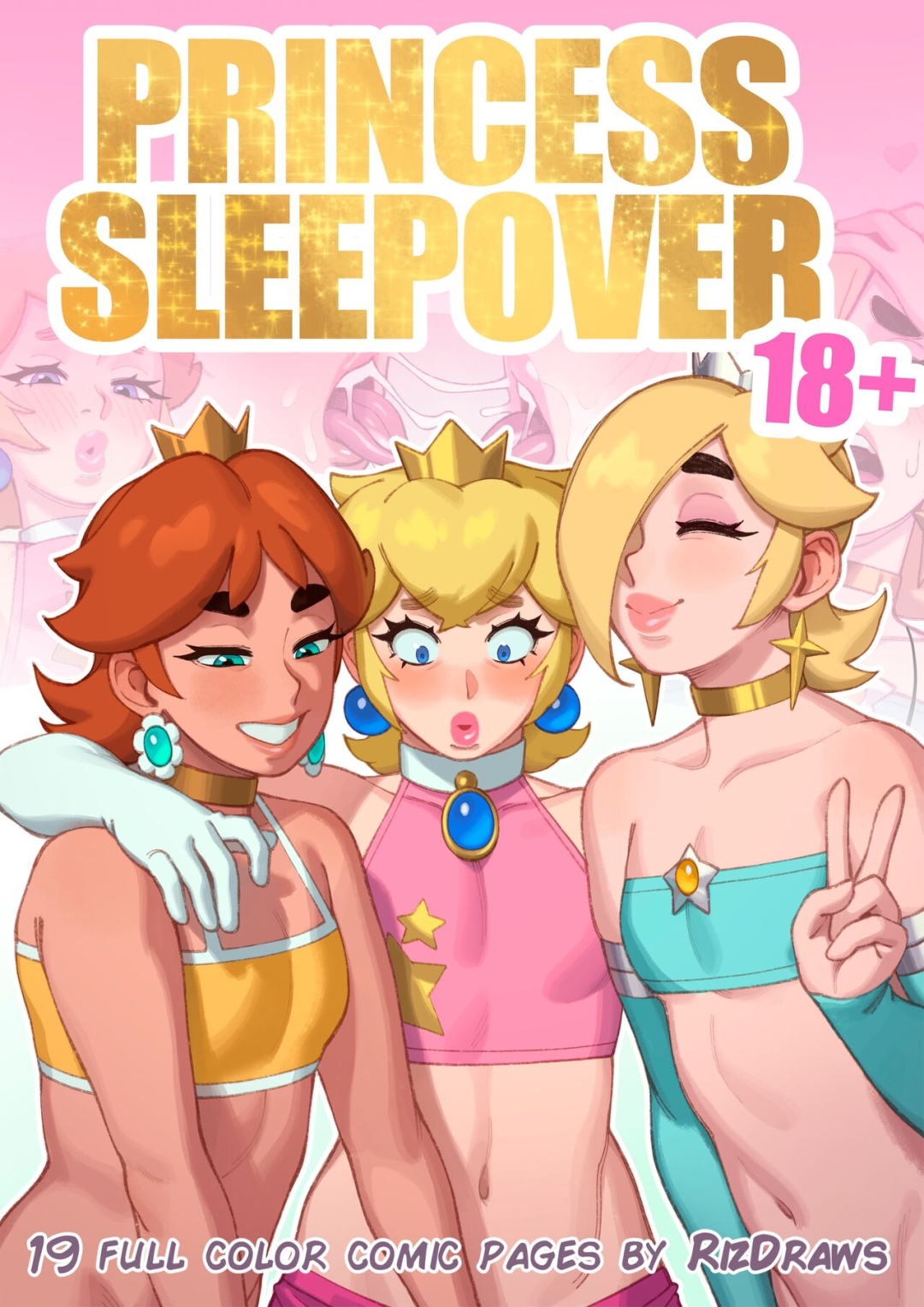 Comic Porno de [Rizdraws] Princess Sleepover (Super Mario Bros) (#1)