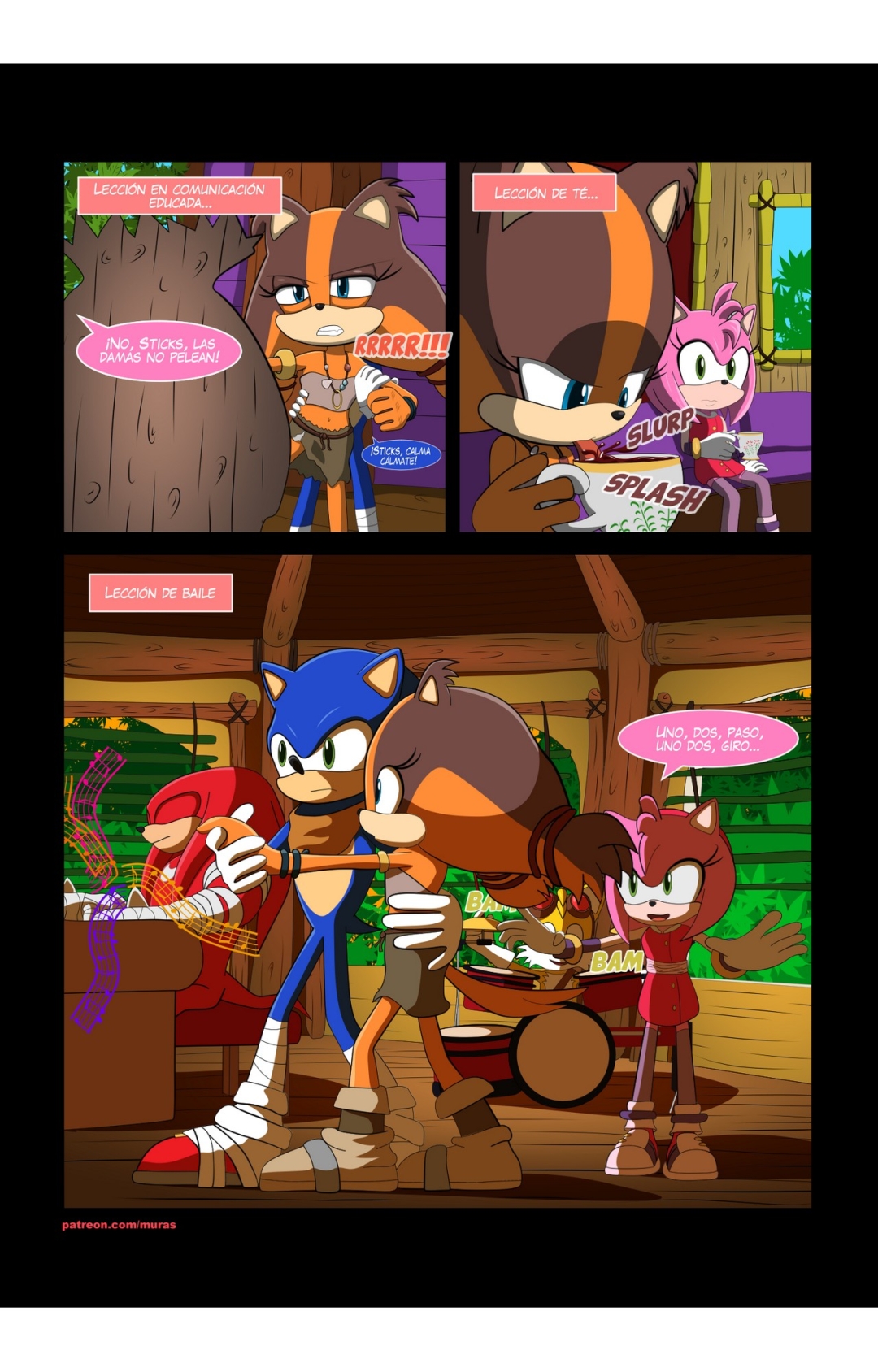 Comic Porno [Murasaki] Wild Heart (Sonic The Hedgehog) (#4)