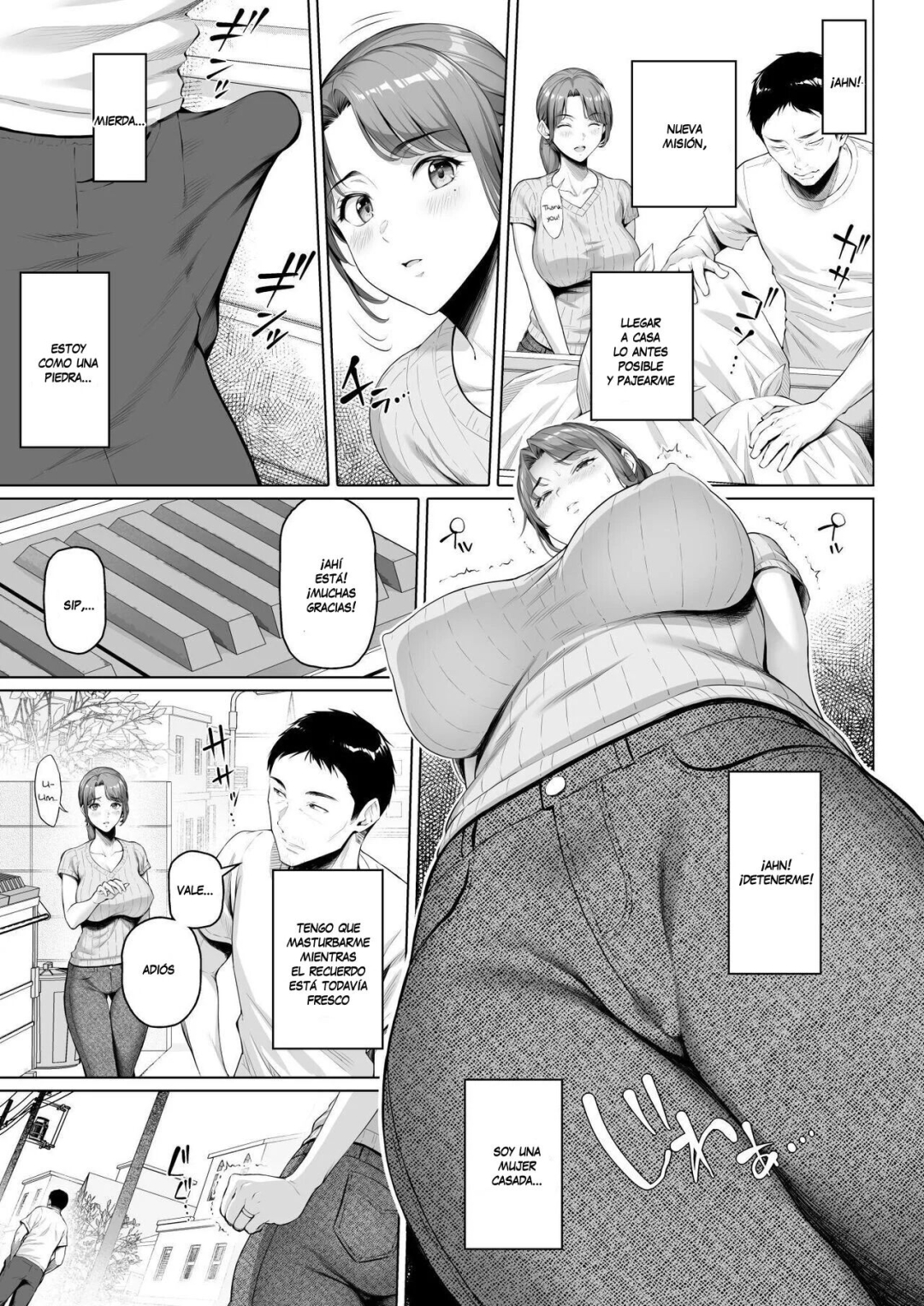 Comic Porno [Shirano Jin] Gokinjou-San Wa Ueta Hitozuma My Neighbor Is A Hungry Milf (#6)