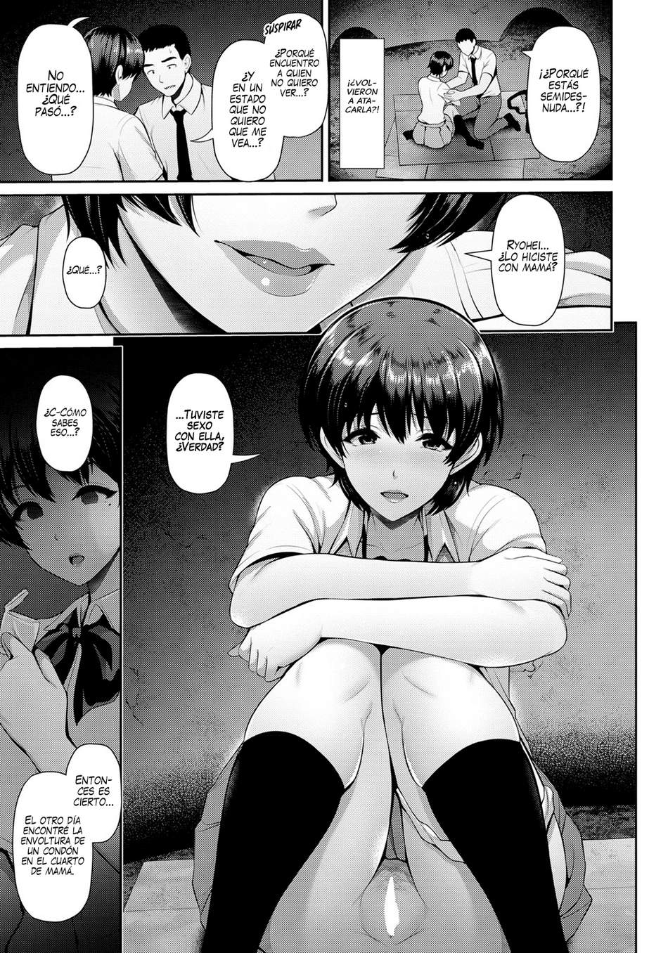 Comic Porno [Toba Yuga] Relaciones Sexuales Con Madre E Hija ~ Natsuki-San (#4)