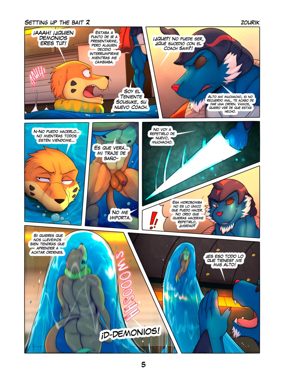 Comic Porno [Zourik] Setting Up The Bait 2 (Pokemon) (#5)