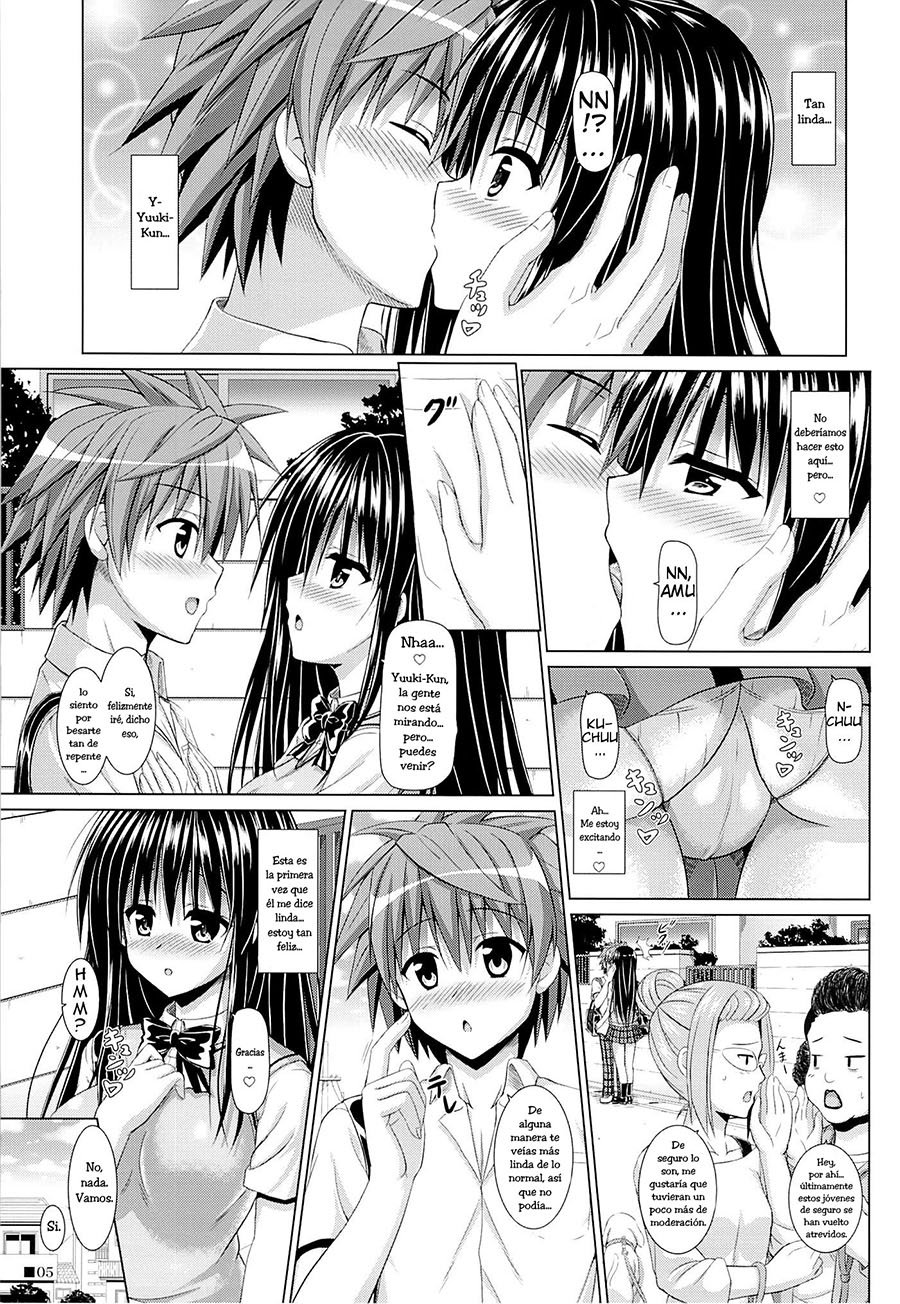 Comic Porno [Uehiro] Yui-Chan To Issho (To LOVE-Ru) (#4)