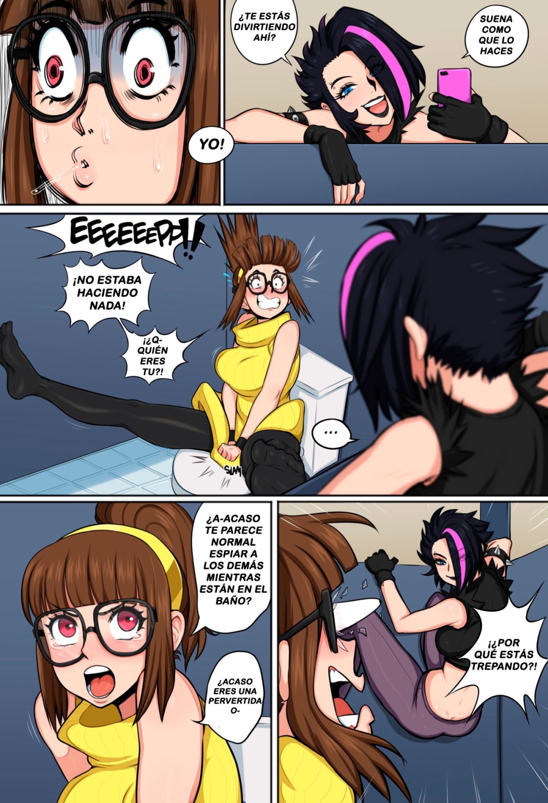 Comic Porno [Afrobull] A Dumb Comic (Futanari Porn) (#4)