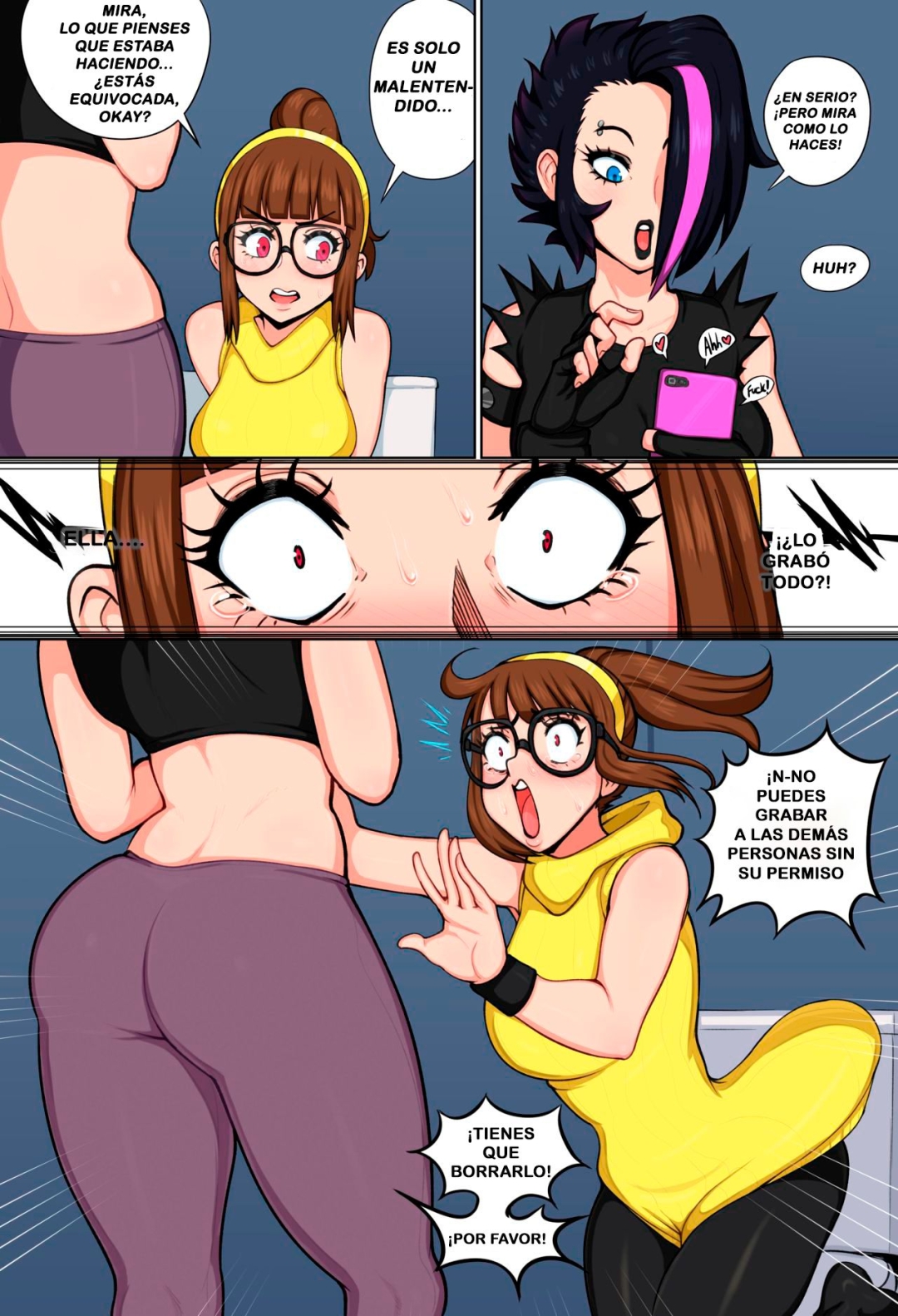 Comic Porno [Afrobull] A Dumb Comic (Futanari Porn) (#5)