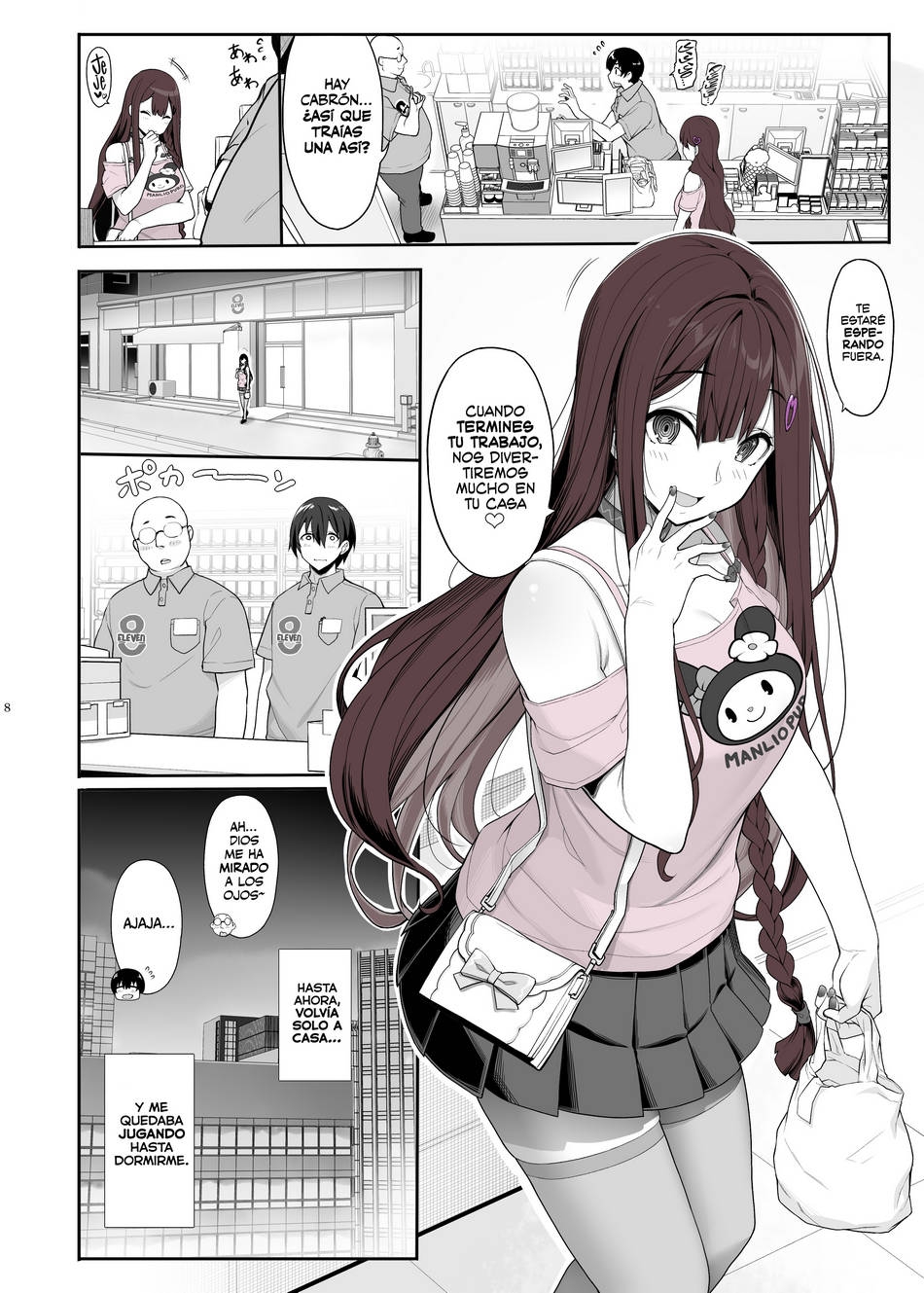 Comic Porno [Kirin Kakeru] Una Chica Sospechosa Se Mete En Mi Casa, Juega Videojuegos Y Quiere Tener Sexo Conmigo (#7)