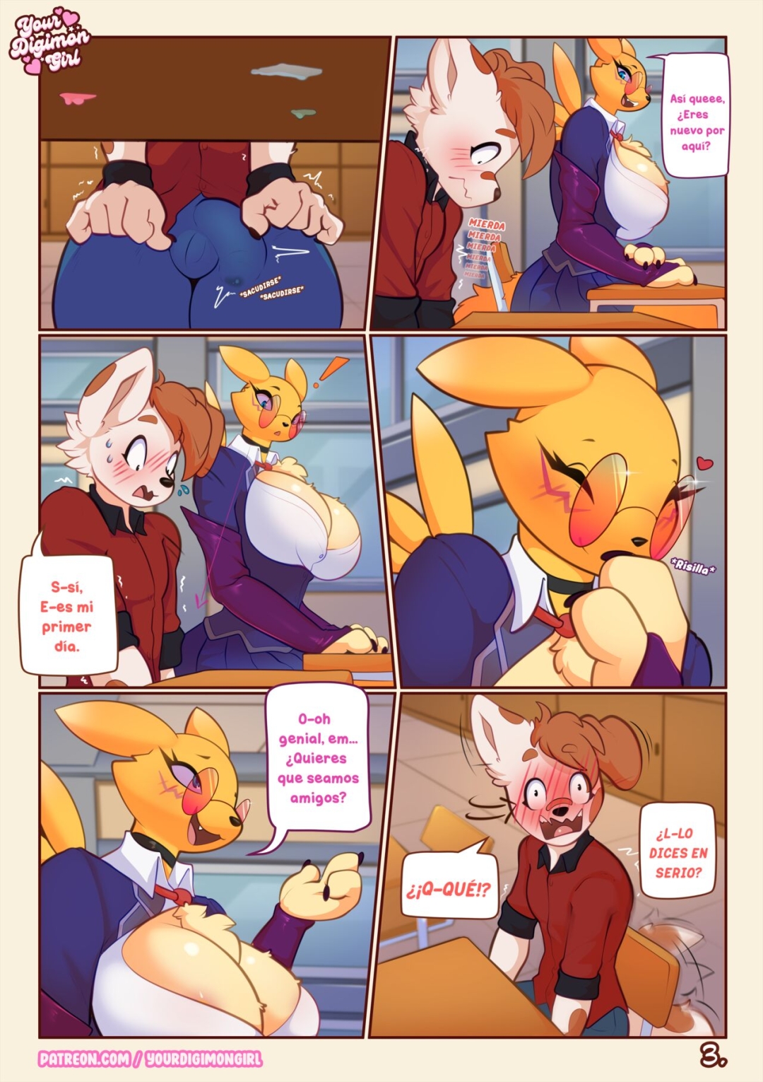 Comic Porno [YourDigimonGirl] How 2 Hide Your Renamon (Digimon Porn) (#5)