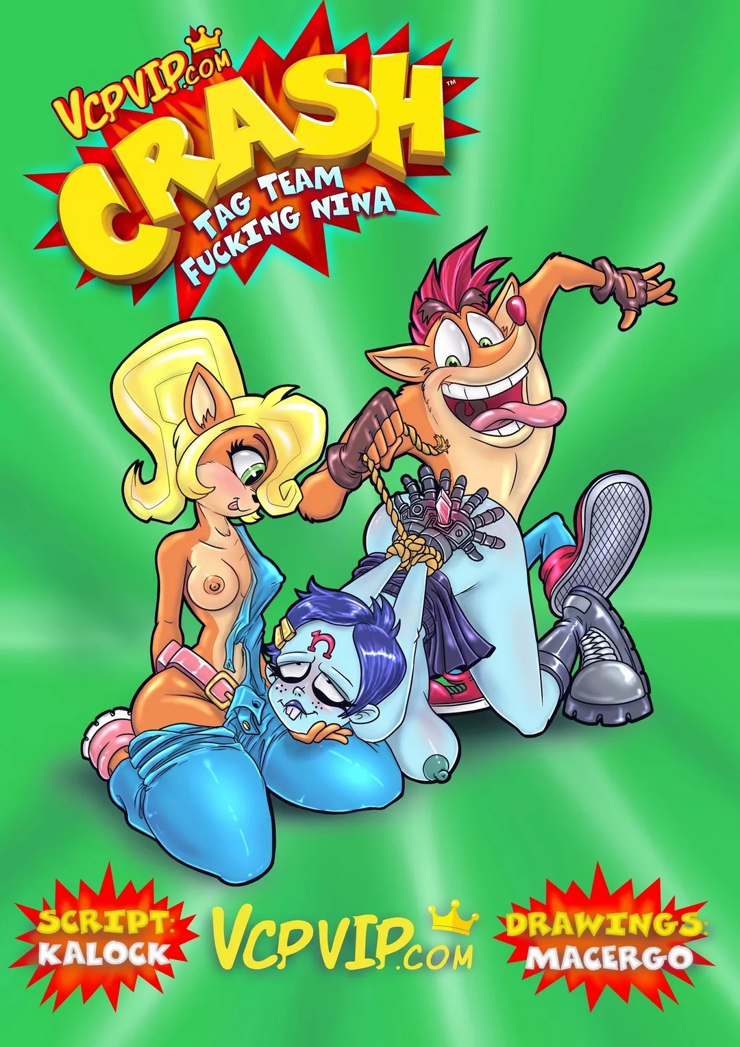 Comic Porno de Tag Team Fucking Nina - Macergo (#1)