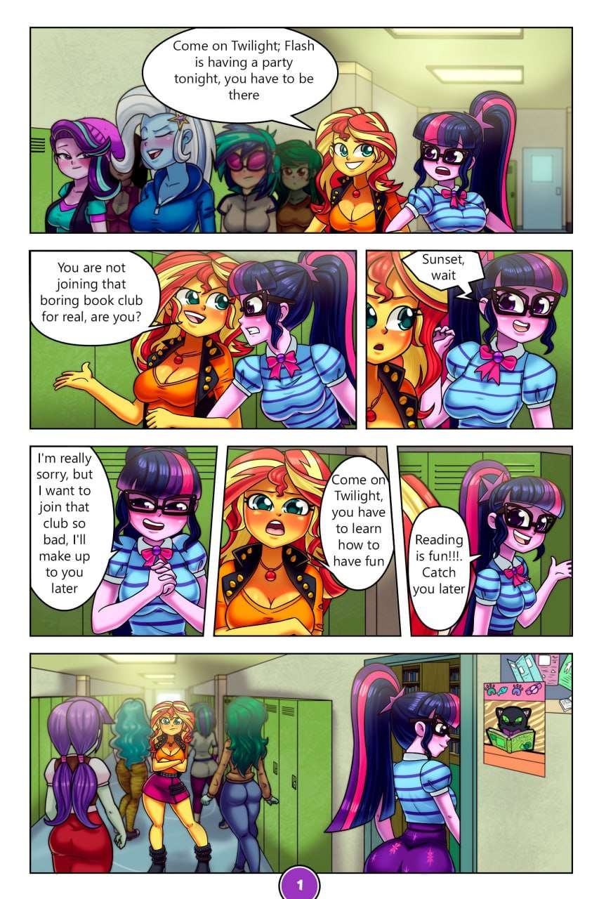 Comic Porno [Joruze] The Book Club (My Little Pony) (#2)