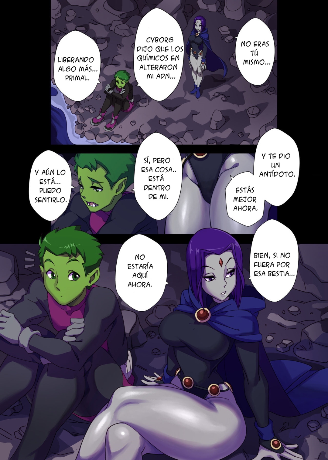 Comic Porno [Nisego] The Beast Within Me (Teen Titans) (#3)