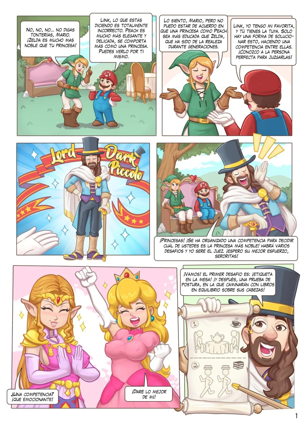 Comic Porno Hot Duels VI Epic Showdown Of Zelda Vs Peach - JinnAcheron (#2)