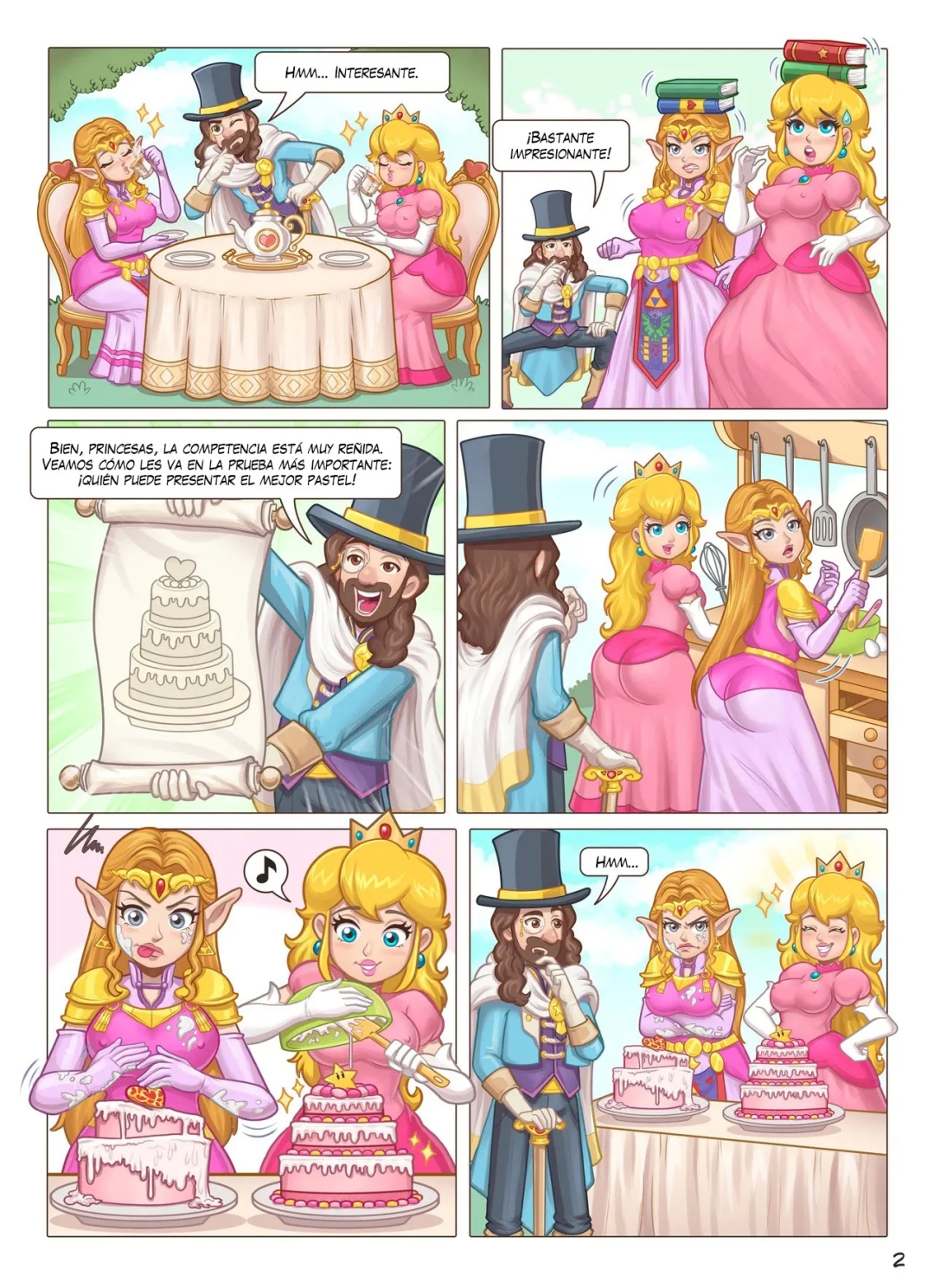 Comic Porno Hot Duels VI Epic Showdown Of Zelda Vs Peach - JinnAcheron (#3)