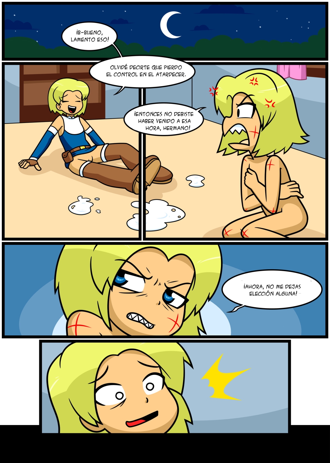 Comic Porno [Xierra099] Bad Reunion (Futanari Porn) (#7)