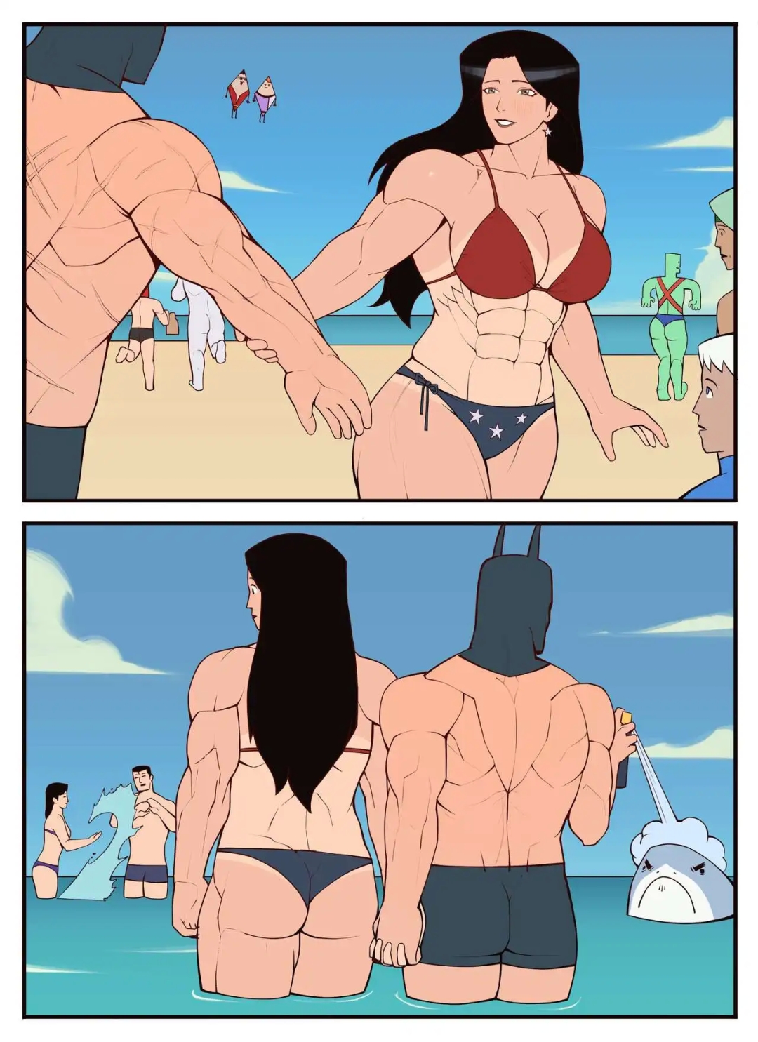 Comic Porno Batman X Wonder Woman - Bonny (#7)