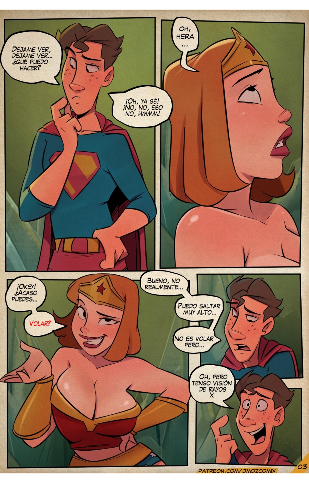 Comic Porno Wonder Momma Vs Superboy - JMoz (#4)