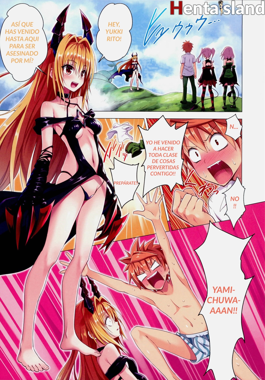 Comic Porno [Kamikadou (Ginyou Haru)] Moshi Rito Darkness #6 (To LOVE-Ru Darkness) (#2)