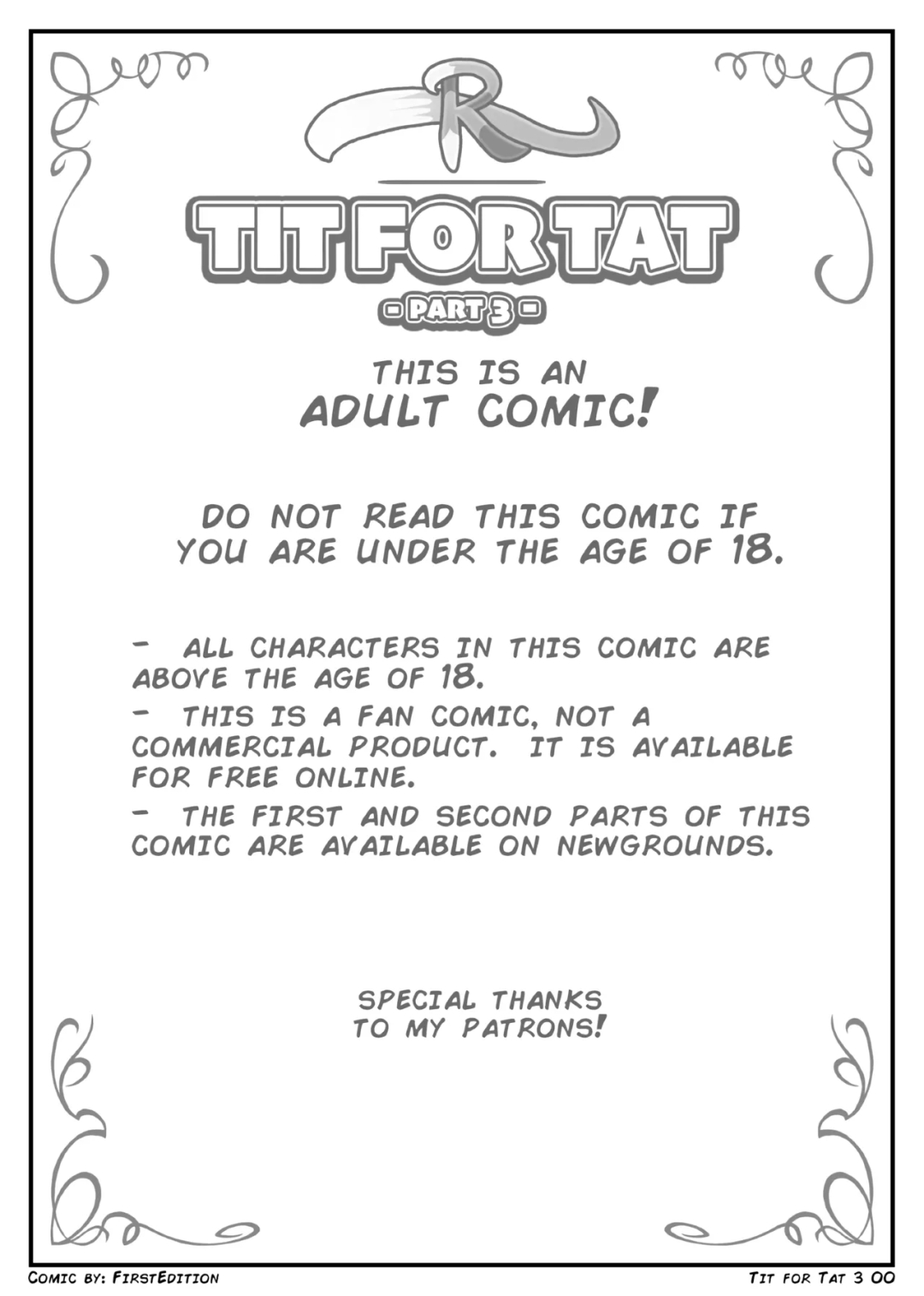 Comic Porno Rena Rouge Tit For Tat 3 - FirstEd (#2)