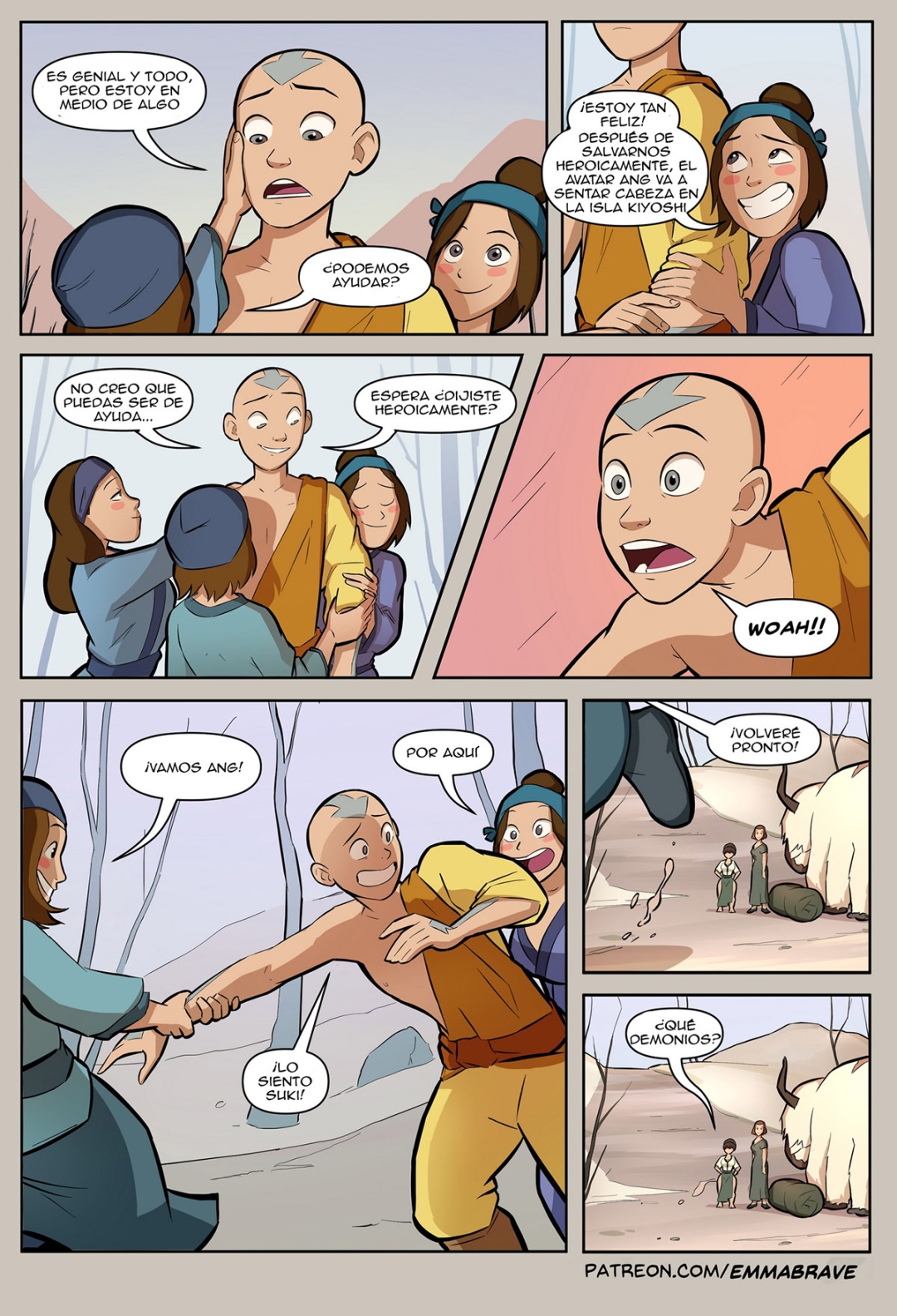 Comic Porno [Emmabrave] After AVATAR Parte 3 (Avatar: The Last Airbender) (#3)