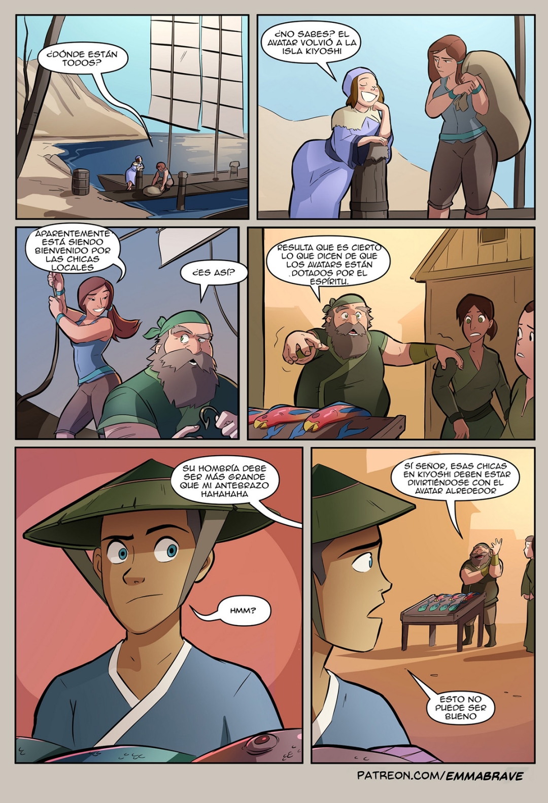 Comic Porno [Emmabrave] After AVATAR Parte 3 (Avatar: The Last Airbender) (#7)