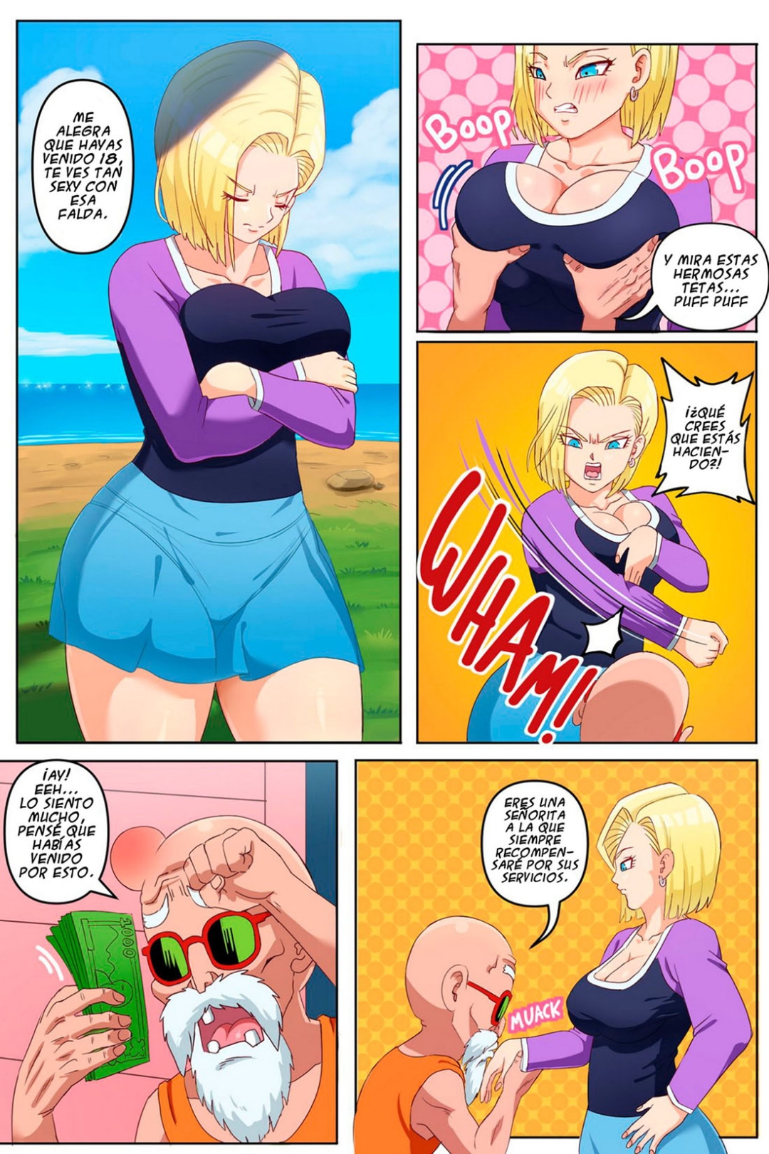 Comic Porno [Pink Pawg] ANDROID 18 NTR Parte 1 (Dragon Ball Z) (#3)