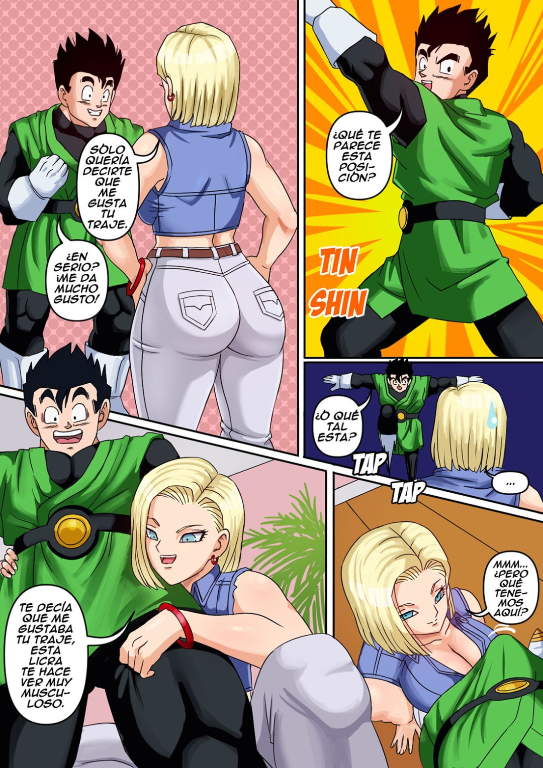 Comic Porno [Pink Pawg] ANDROID 18 Y GOHAN Parte 1 (Dragon Ball Z) (#6)