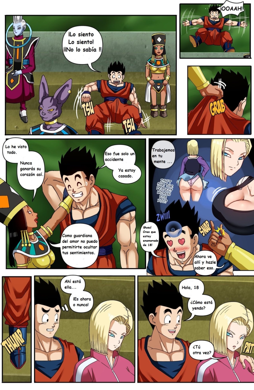Comic Porno [Pink Pawg] ANDROID 18 Y GOHAN Parte 2 (Dragon Ball Super) (#4)
