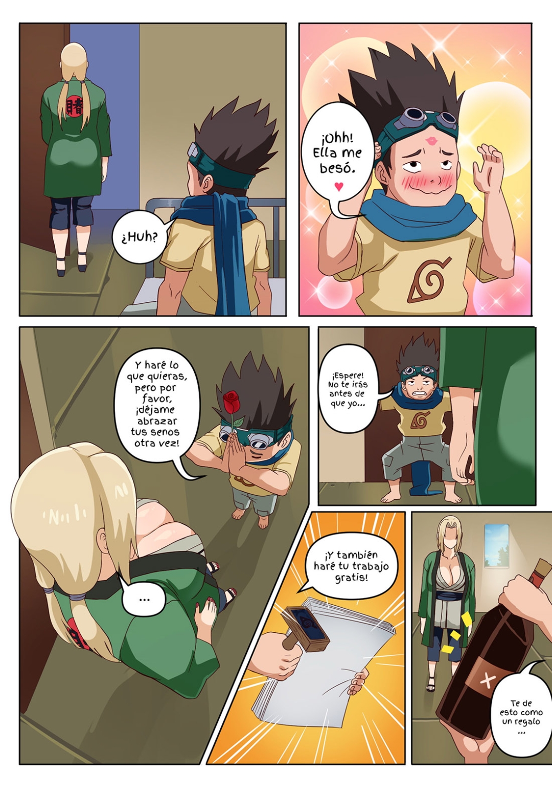 Comic Porno [Pink Pawg] TSUNADE X Konohamaru (Naruto) (#5)