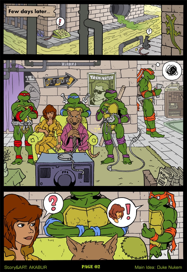 Comic Porno [Akabur] The Slut From Channel Six: Parte 1 (Teenage Mutant Ninja Turtles) (#3)
