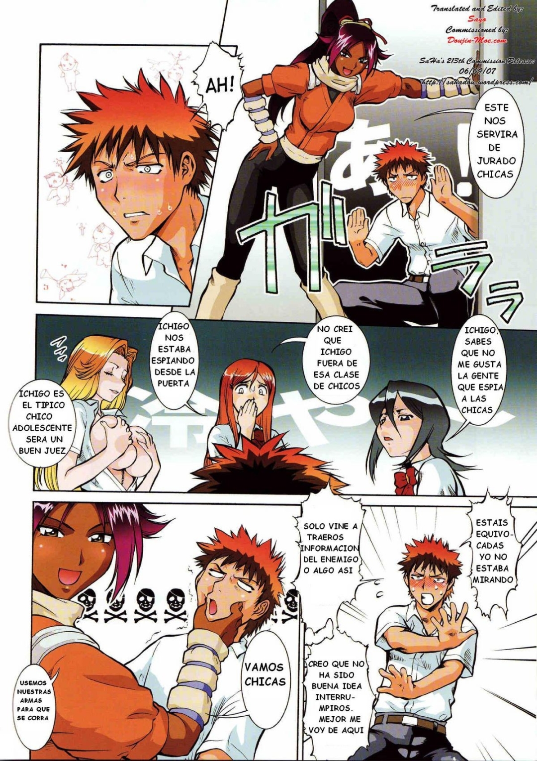 Comic Porno [Tsurikichi-Doumei (Umedama Nabu)] BARIETCHI (BLEACH) (#5)