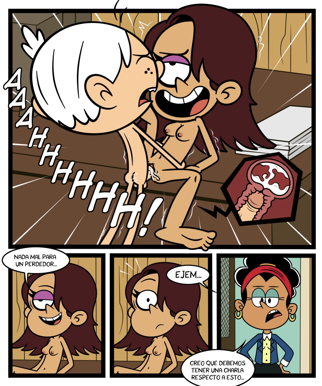 Comic Porno [Taki8hiro] Lincoln X Taylor (The Loud House) (#6)