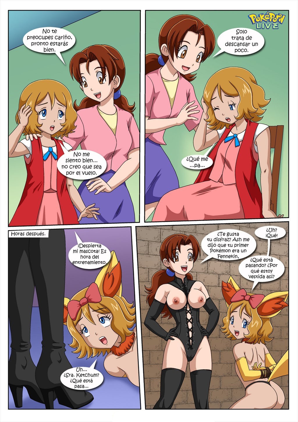 Comic Porno [Palcomix] Las POKEPERRAS De La Senora Ketchum (Pokemon) (#5)