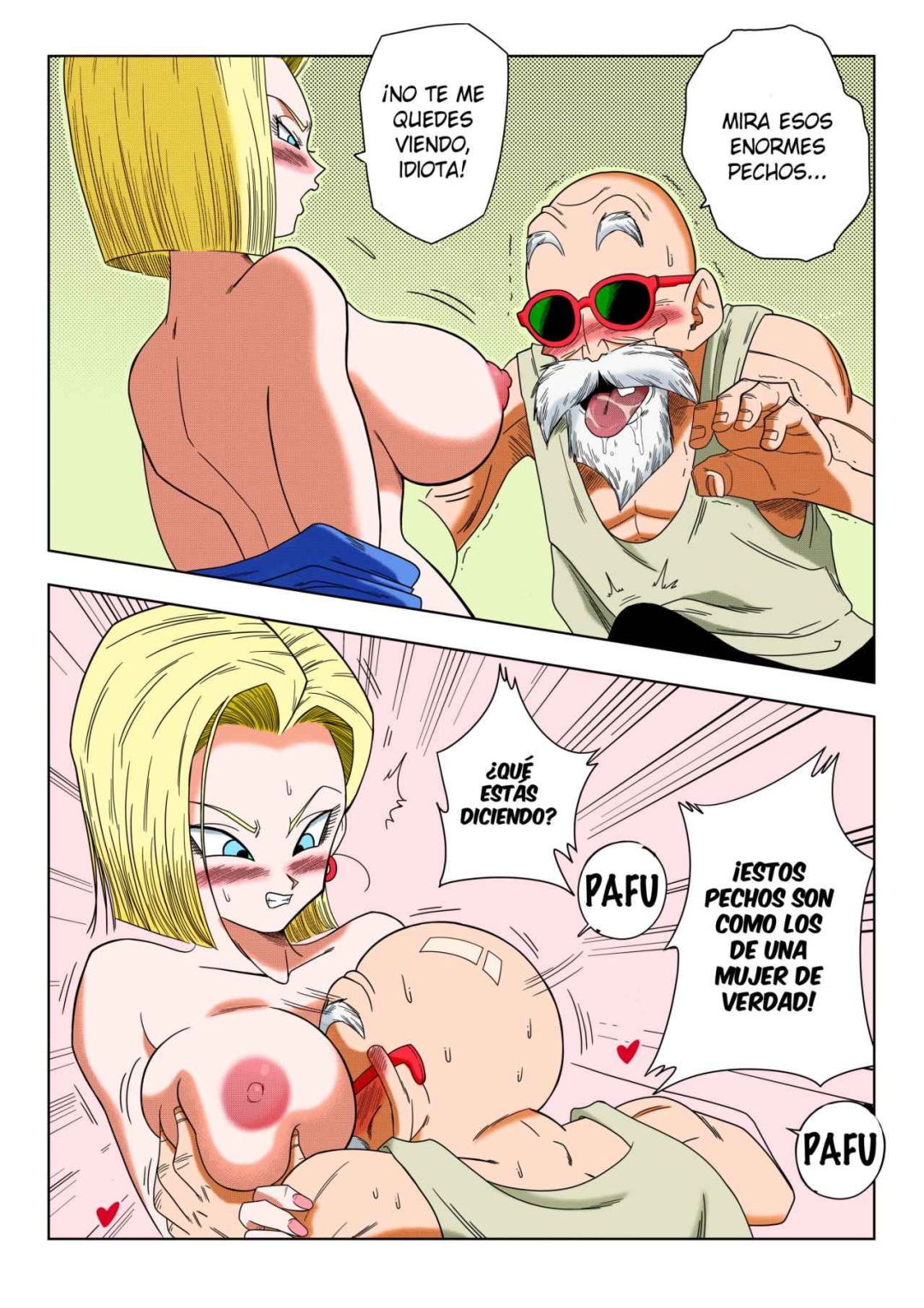 Comic Porno [Yamamoto] 18 Gou Vs KAME Sennin (Dragon Ball Z) (#7)