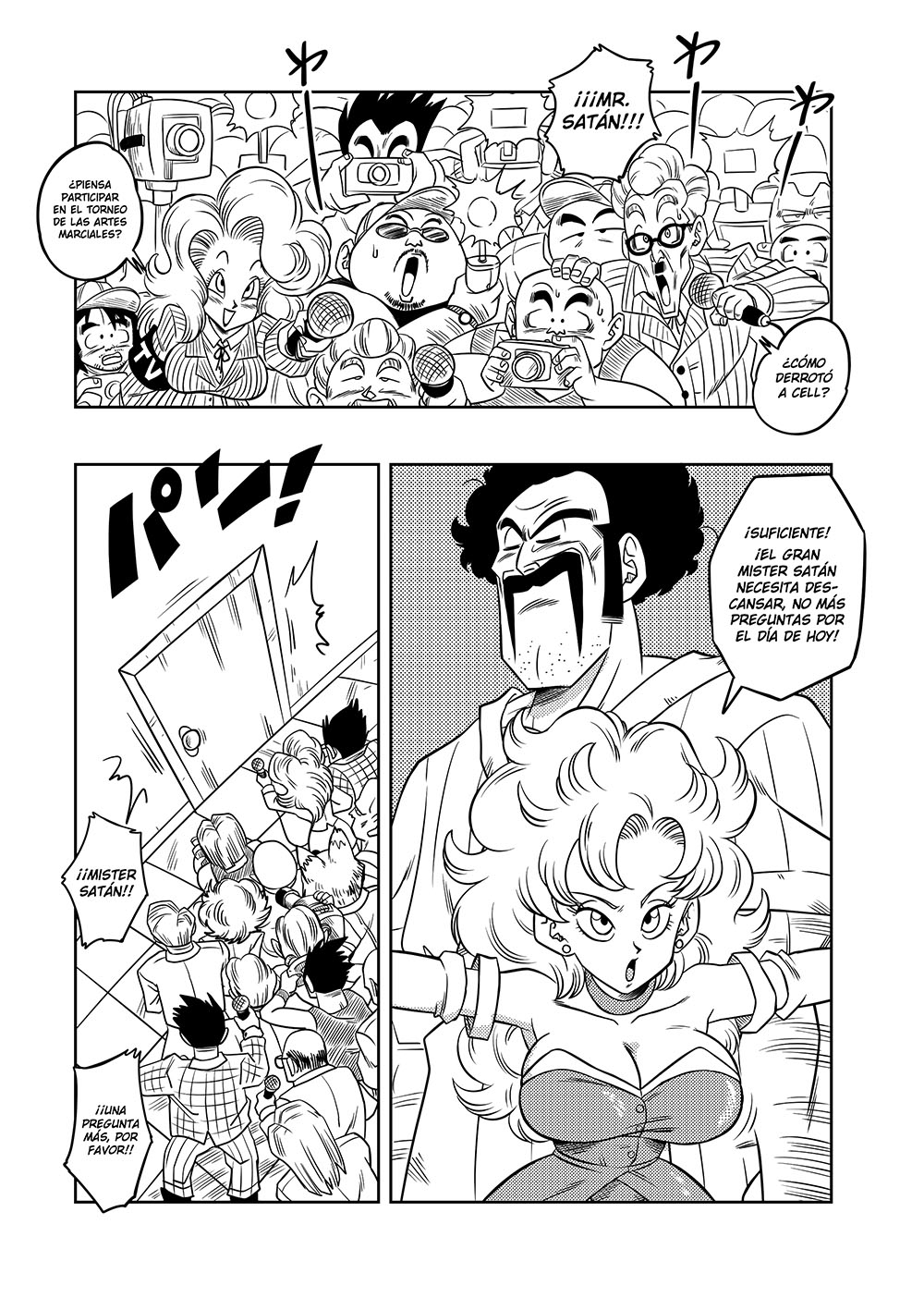 Comic Porno [Yamamoto] MISTER SATAN No Himitsu No Training (Dragon Ball Z) (#3)