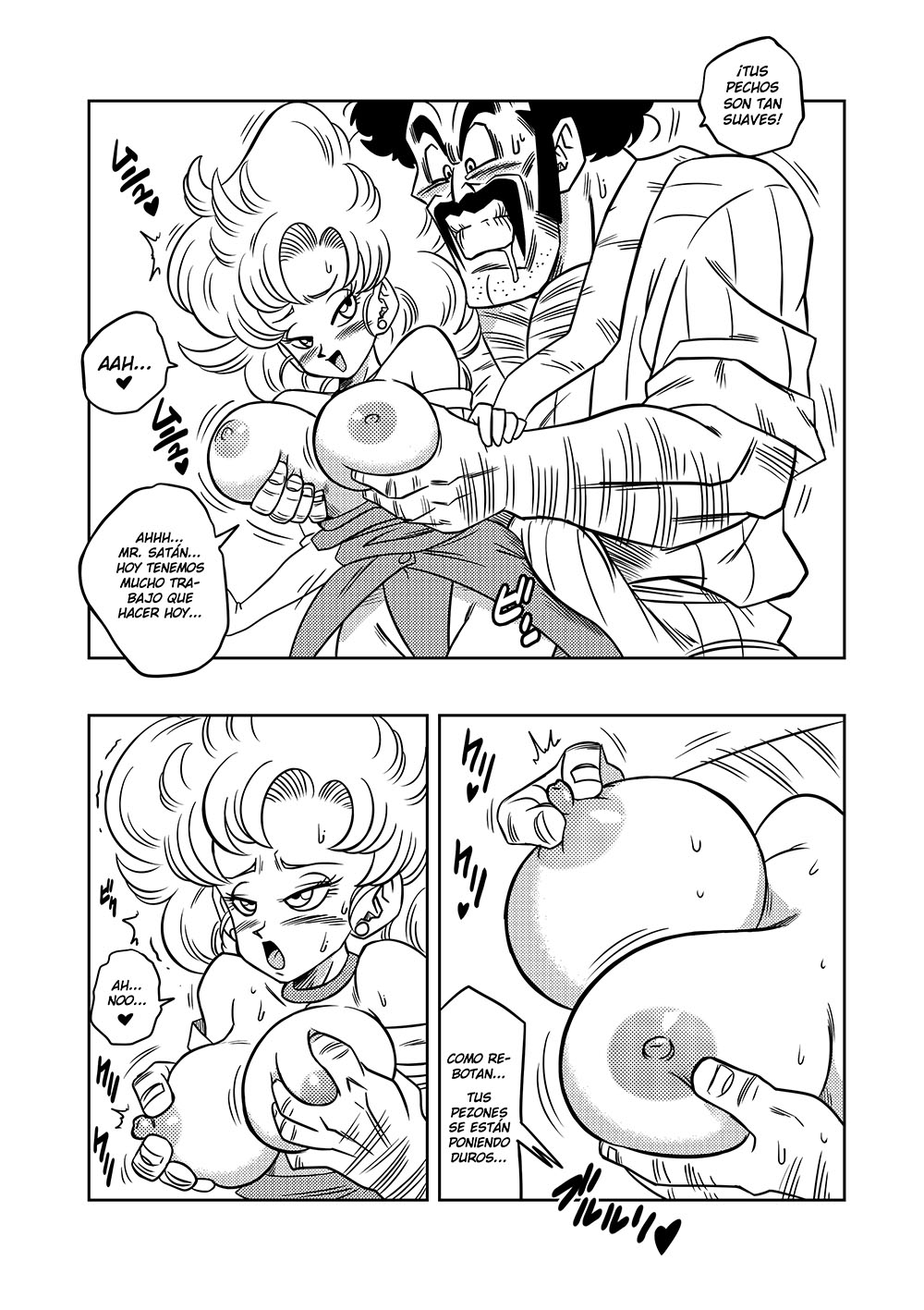 Comic Porno [Yamamoto] MISTER SATAN No Himitsu No Training (Dragon Ball Z) (#6)