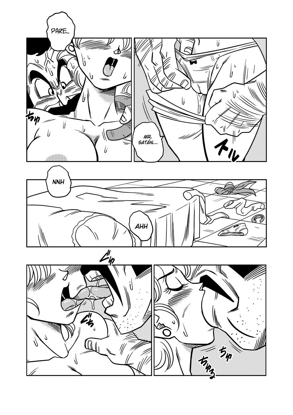 Comic Porno [Yamamoto] MISTER SATAN No Himitsu No Training (Dragon Ball Z) (#7)