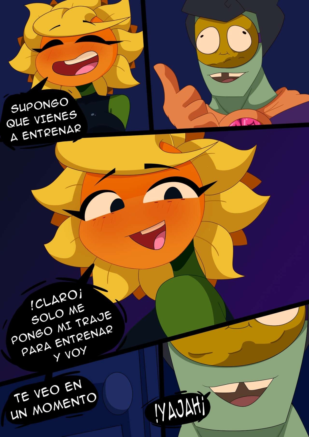 Comic Porno [R-Bismut] Solar Training (Plants Vs Zombies) (#4)