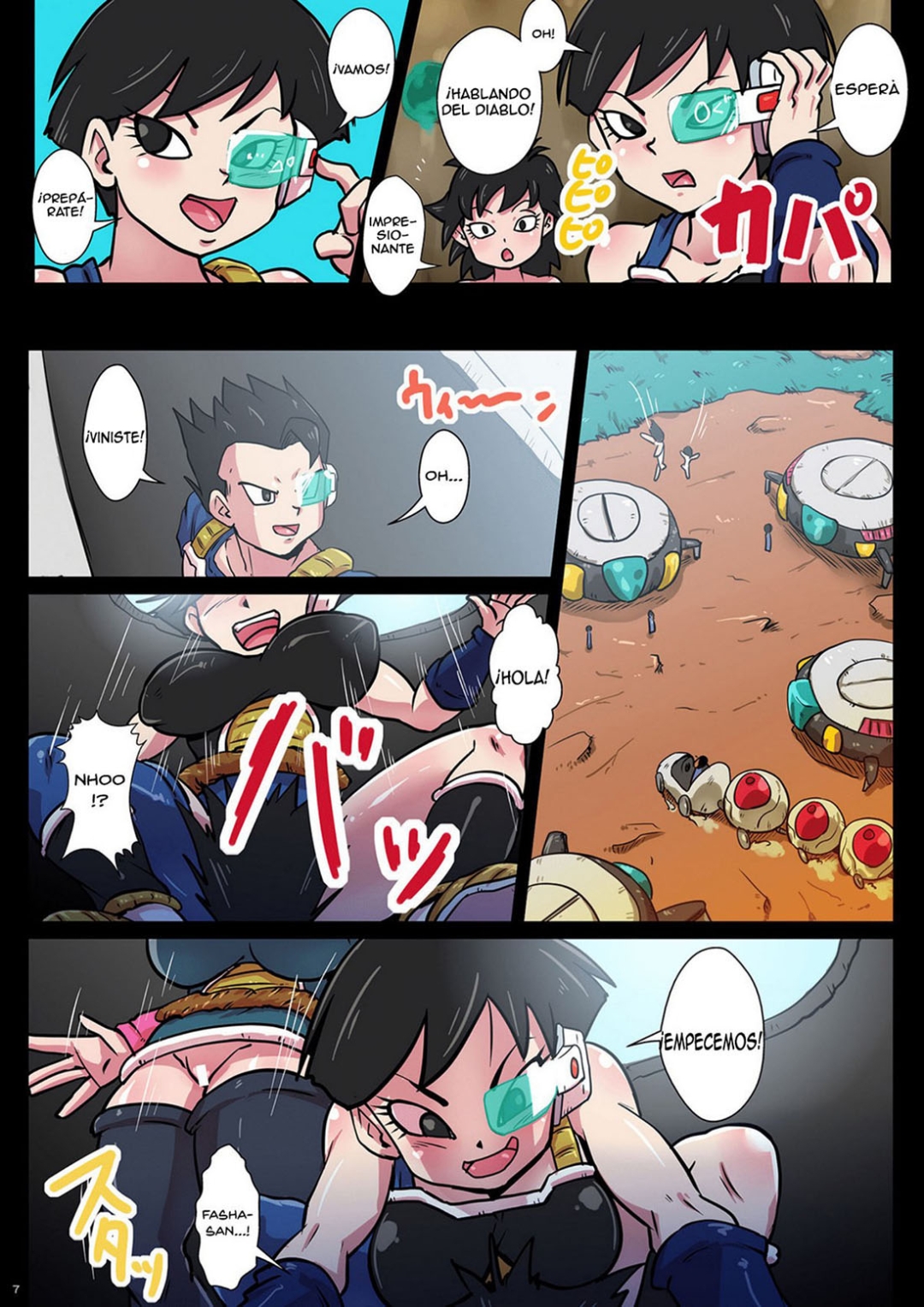 Comic Porno [Rikka Kai] OSOIKURU Kyoui! Inran Chijo Gine Celipa (Dragon Ball Super) (#7)