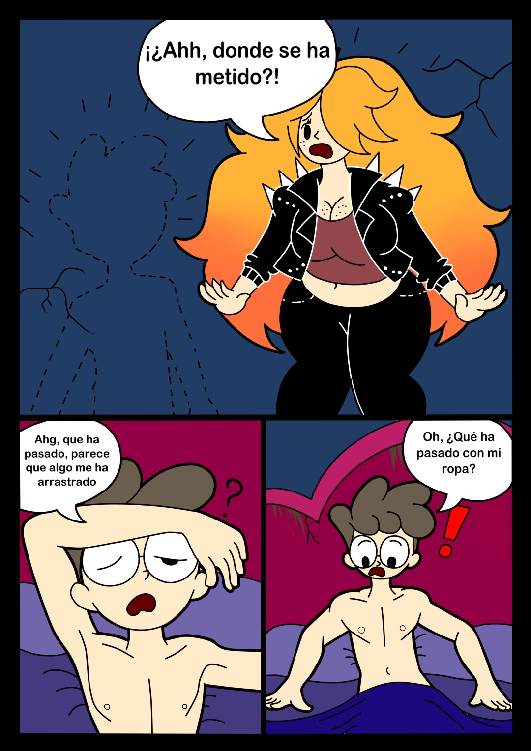 Comic Porno [NeroRedon (Maidisixx_art)] Spooky Encounters (Nerd And Jock) (#3)