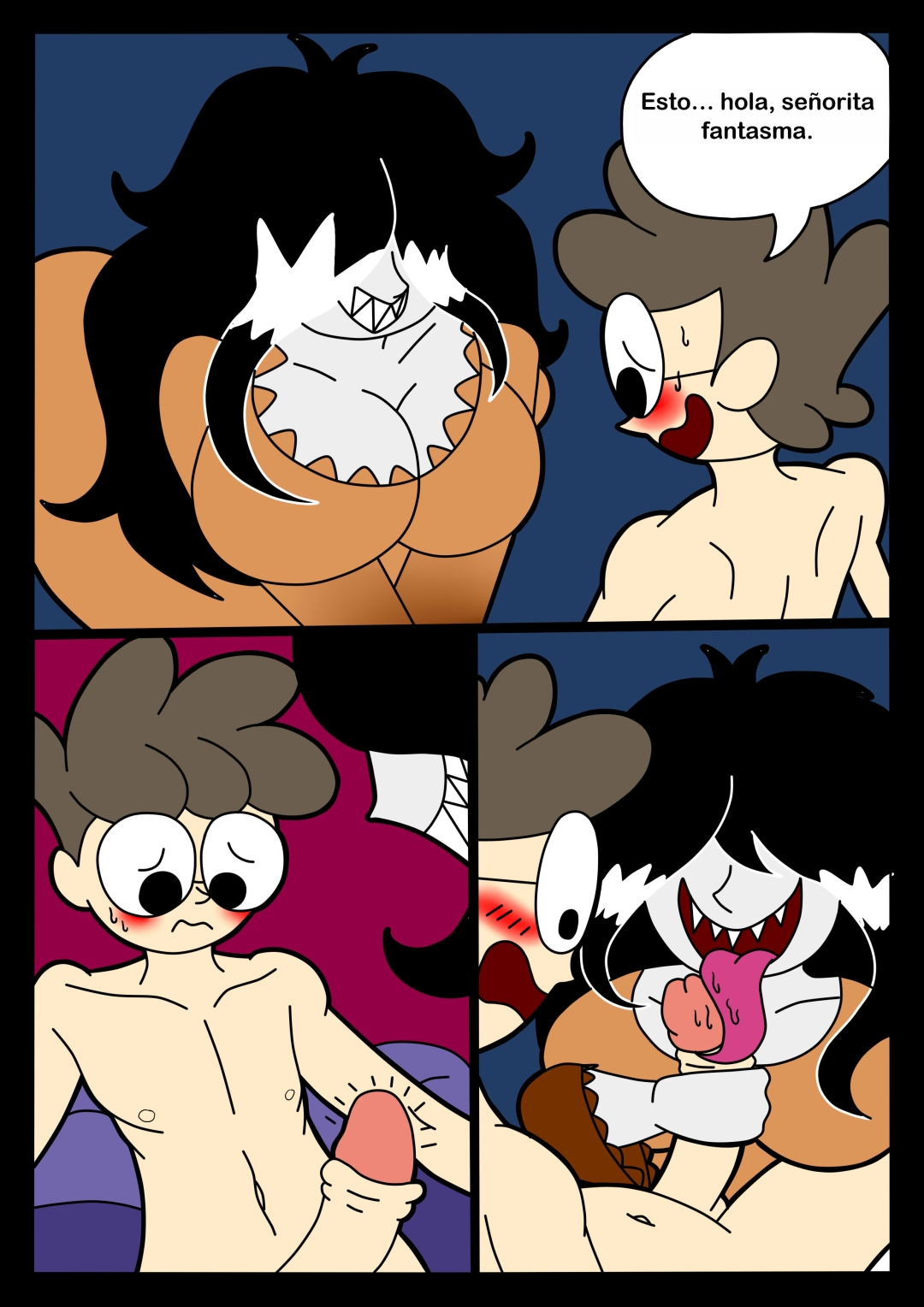Comic Porno [NeroRedon (Maidisixx_art)] Spooky Encounters (Nerd And Jock) (#5)