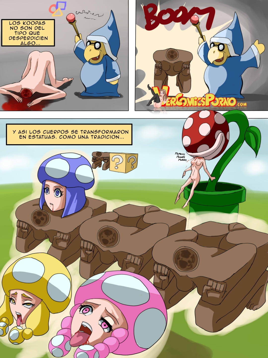 Comic Porno [veiled616] Mushed Shrooms Kingdom #1 (Super Mario) (#7)