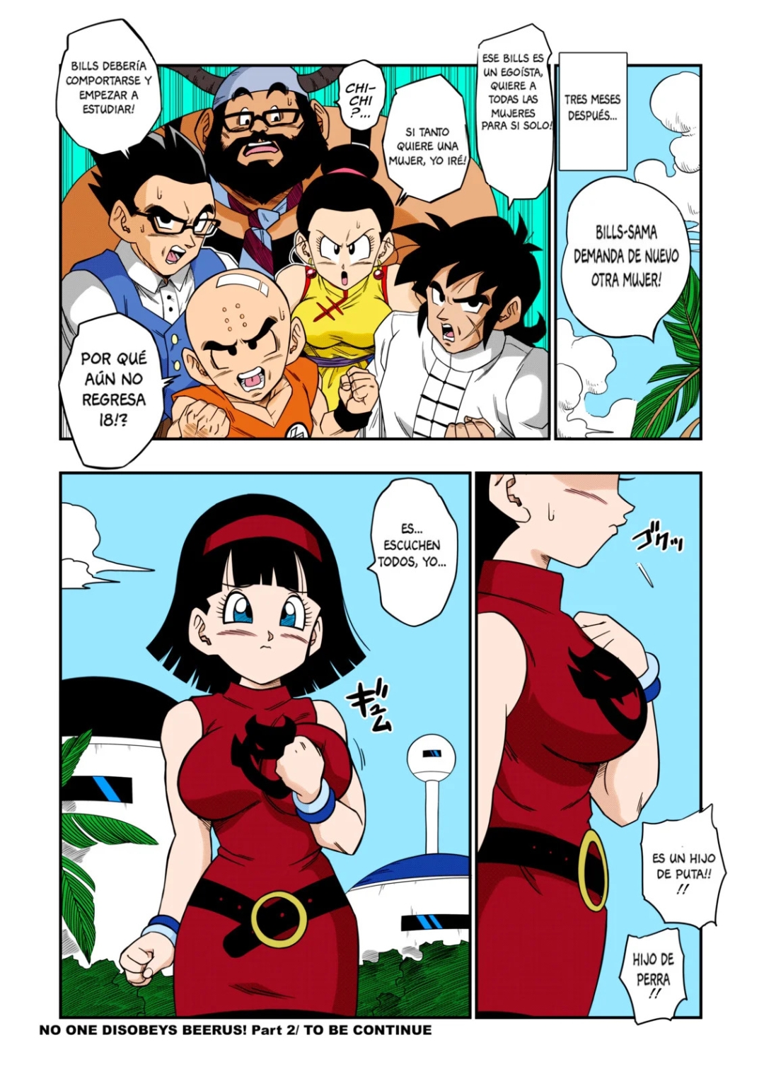 Comic Porno de [Yamamoto] Nadie DESOBEDECE A BILLS (Dragon Ball Super) (#31)