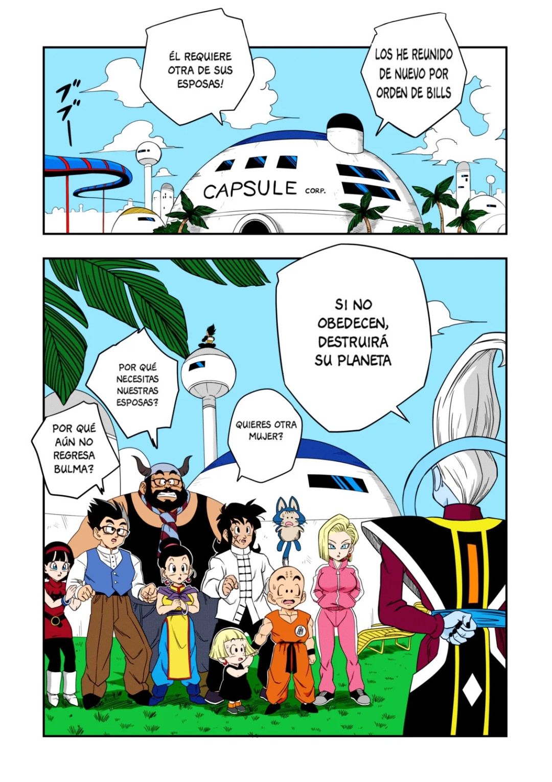 Comic Porno de [Yamamoto] Nadie DESOBEDECE A BILLS (Dragon Ball Super) (#10)