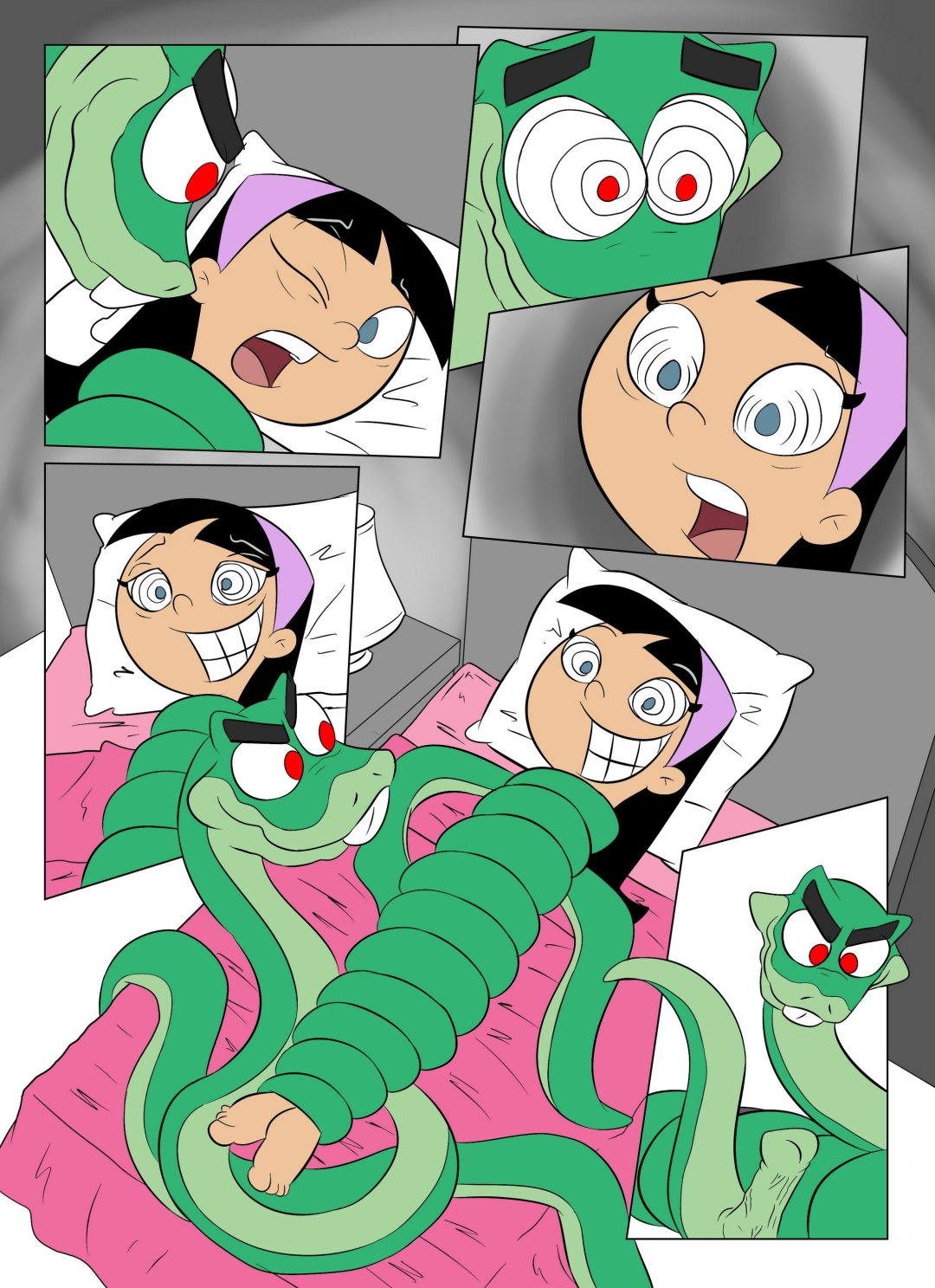 Comic Porno [Ricardo Canheta (Rcanheta)] The Sex Snake (The Fairly Oddparents) (#4)