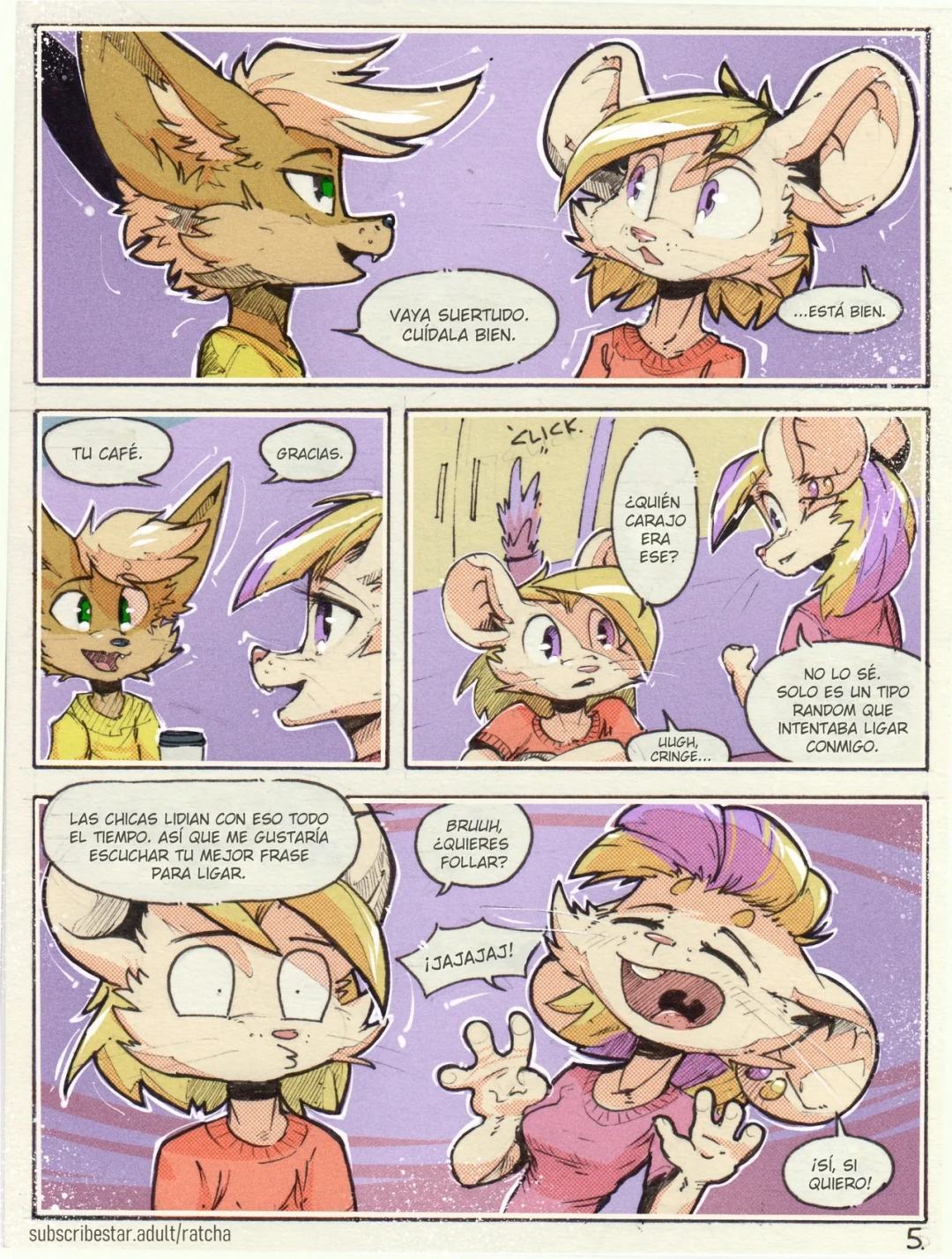Comic Porno [Ratcha] Lavender Coffee (Furry Porn) (#5)