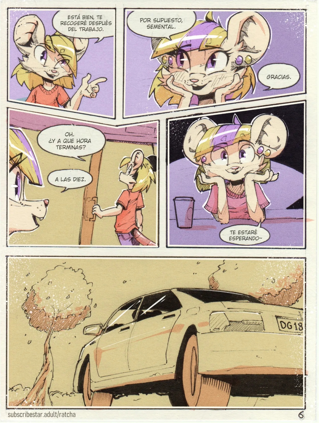 Comic Porno [Ratcha] Lavender Coffee (Furry Porn) (#6)