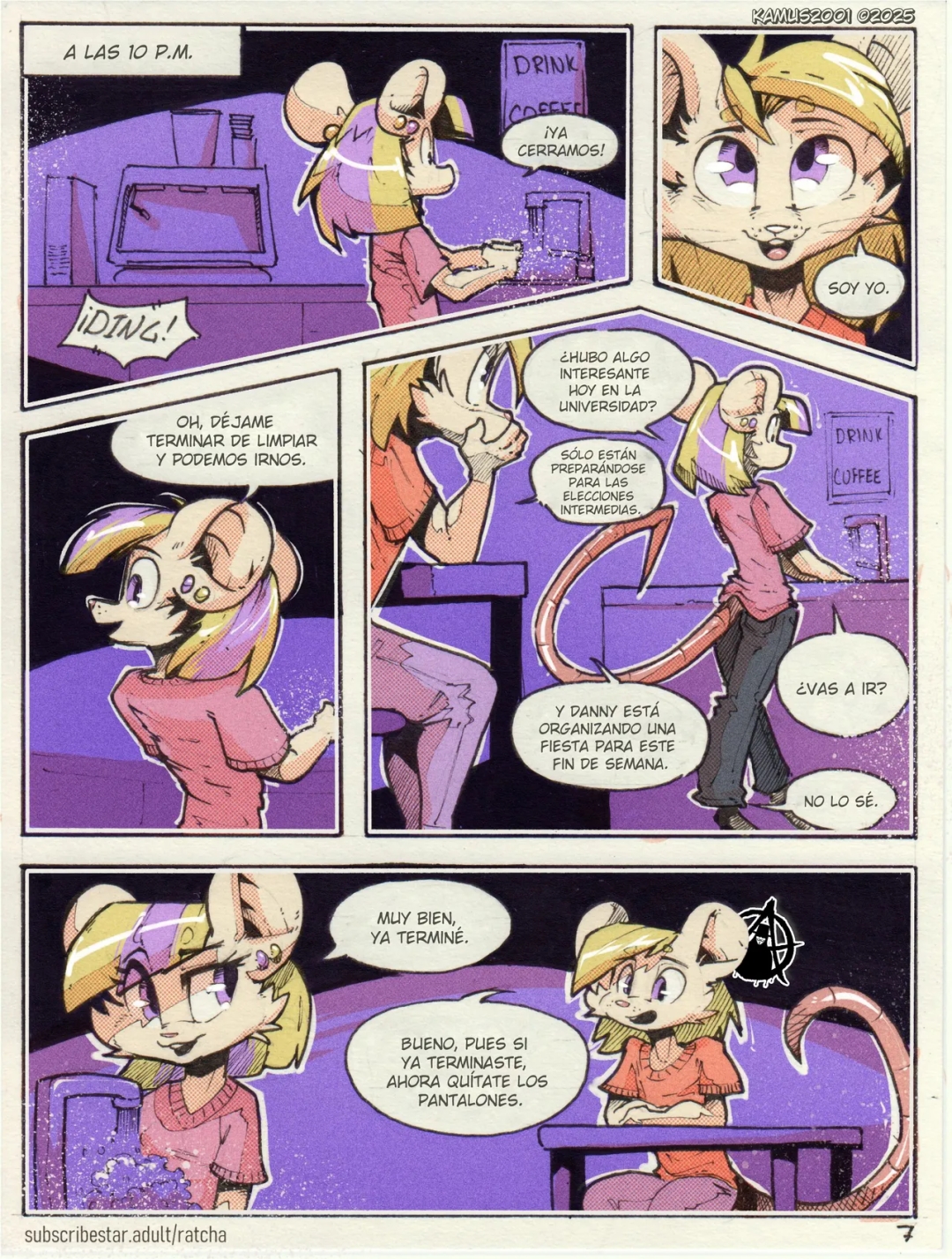 Comic Porno [Ratcha] Lavender Coffee (Furry Porn) (#7)
