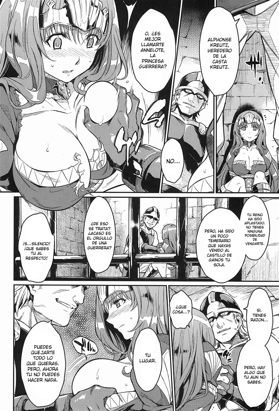 Comic Porno [Yoshiron] Dorei Kishi (Queen’s Blade) (#4)
