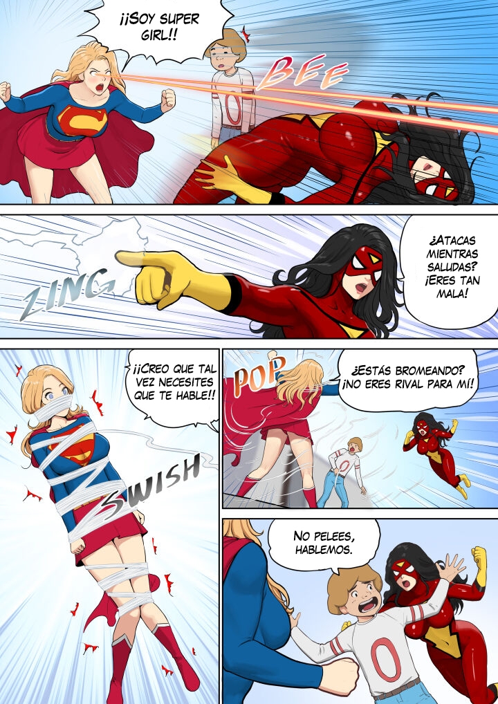 Comic Porno [Mezzo] Supergirl And Spiderwoman (Comic Porn) (#7)